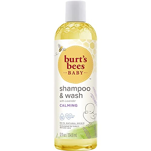 Burt's Bees Baby Shampoo & Wash, Calming Tear Free Baby Soap 12 Ounce
