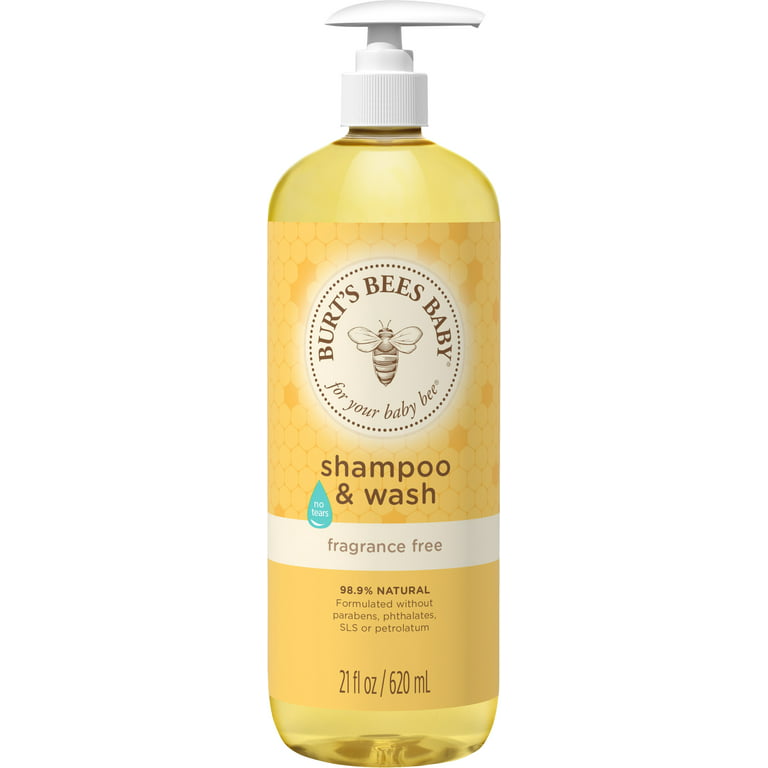 cultuur gouden Het is goedkoop Burt's Bees Baby Shampoo & Wash, Fragrance Free & Tear Free, 21 fl oz -  Walmart.com