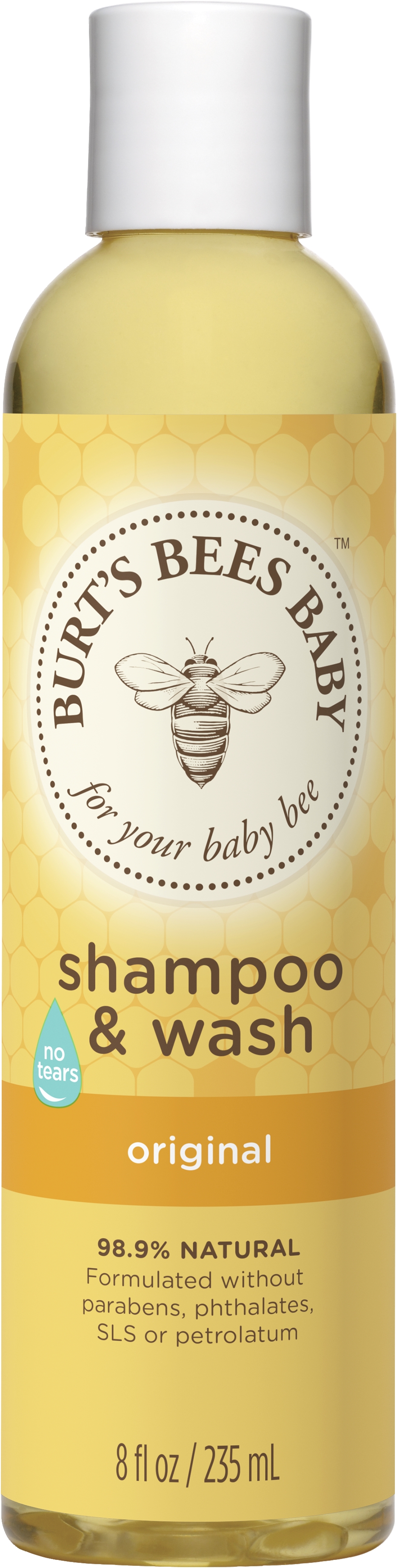 Burt's Bees Baby Shampoo & Wash, Original & Tear Free, 8 fl oz - image 1 of 5