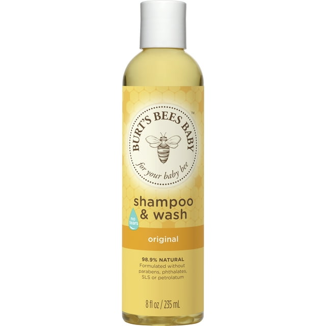 Burt's Bees Baby Shampoo & Wash, Original & Tear Free, 8 fl oz