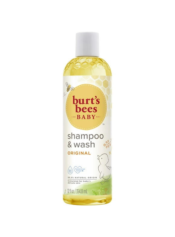 Burt's Bees Baby Tear Free Shampoo and Wash, Natural, 12 fl oz (3 Pack)