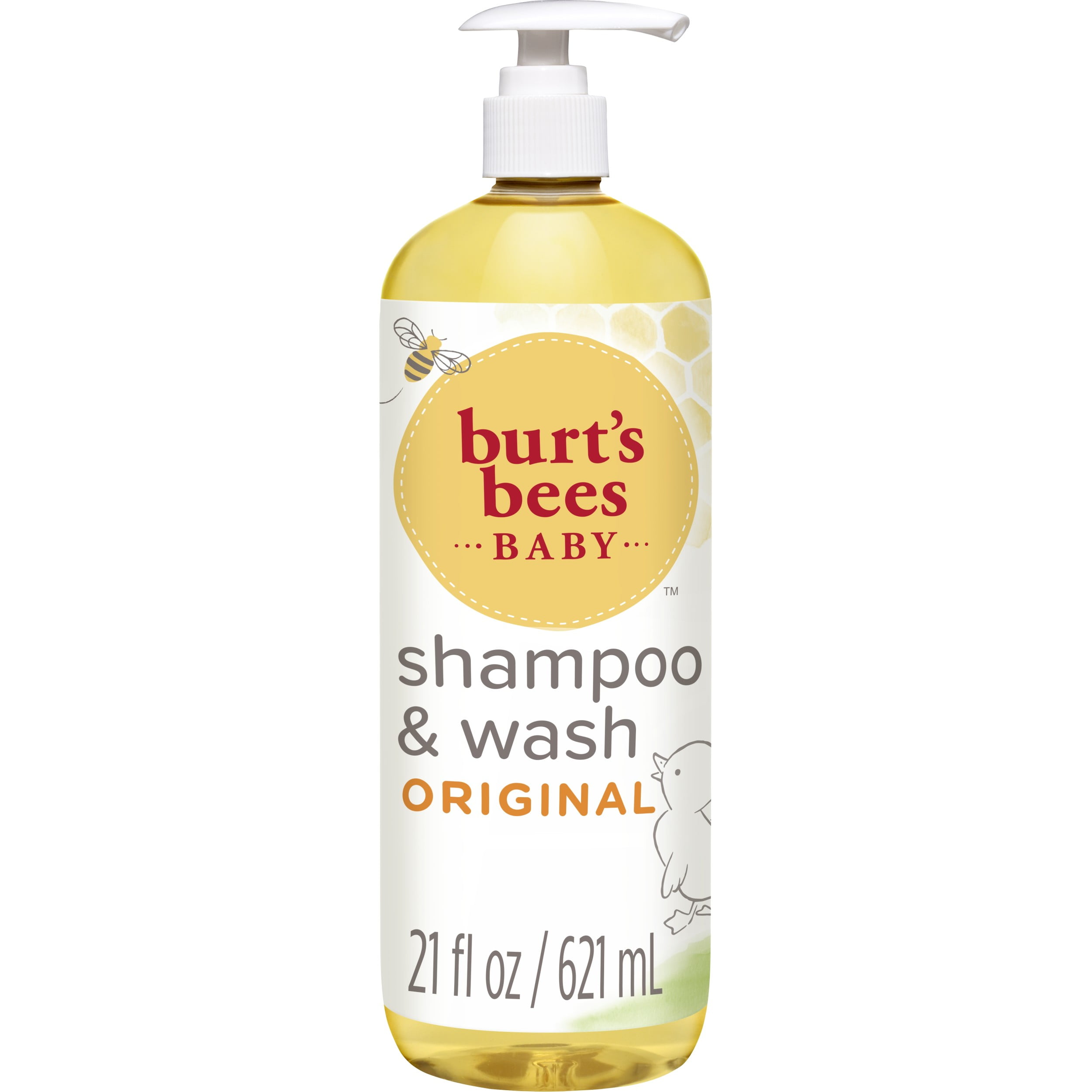 toediening Karakteriseren gras Burt's Bees Baby Tear Free Shampoo and Wash, Natural, 21 fl oz - Walmart.com