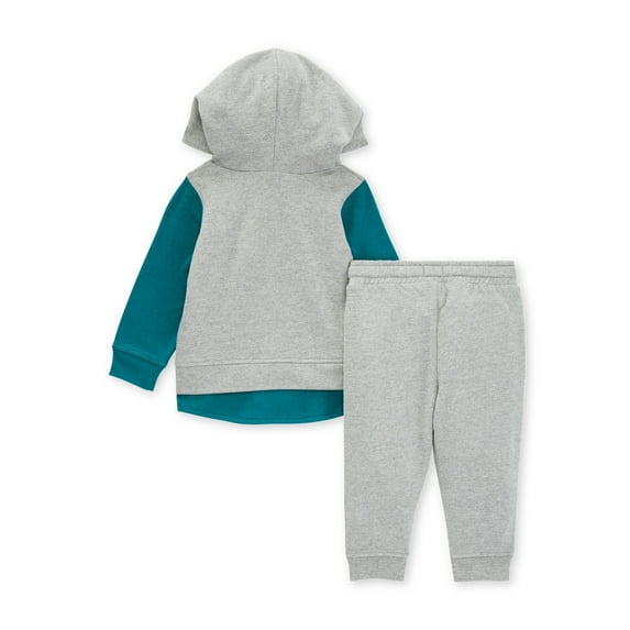 Burt's Bees Baby Organic Cotton Baby & Toddler Boy French Terry Hoodie & Pant Set, Sizes 3/6 Months-5T