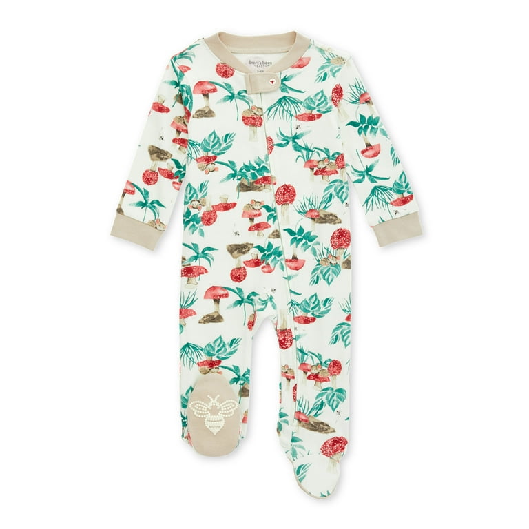 Newborn Organic Cotton Footie Pajamas Burt's Bees Baby Organic
