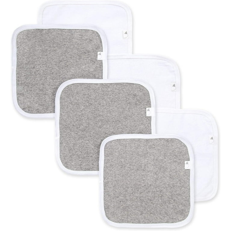Burt's Bees Baby Washcloths, Organic Cotton 6-Pack