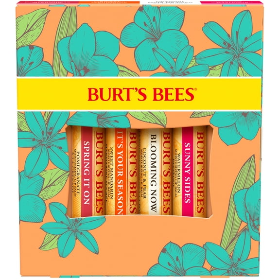 Burt's Bees Beeswax Bounty Just Picked Lip Balm Gift Set, 4-Pack, 0.15 oz.