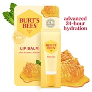 Burts Bees 24-Hour Hydrating 100% Natural Origin Lip Balm, Peppermint