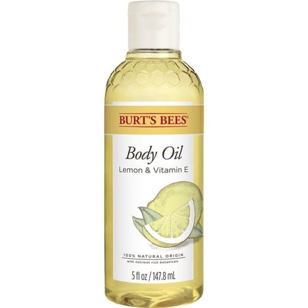 Burt,S Bees Skin Care, Body Oil With Lemon And Vitamin E, 100% Natural, 5 Ounce (Packaging May Vary)