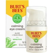 Burt's Bees Calming Eye Cream with Aloe and Rice Milk for Sensitive Skin, 0.5 Fluid Ounces