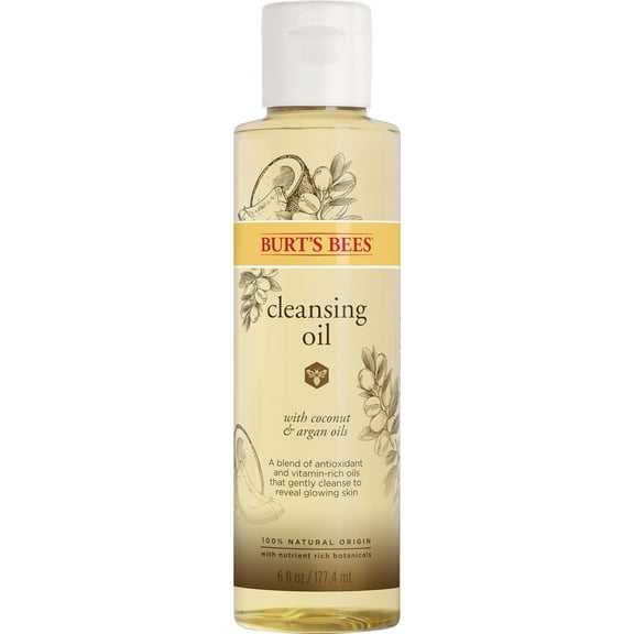 Burt's Bees, Cleansing Oil with Coconut & Argan Oils, 6 fl oz (177.4 ml)