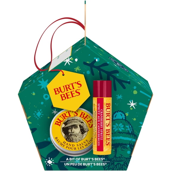 Burt's Bees Cranberry Spritz Lip Balm and Hand Salve Gift Set, Pack of 1