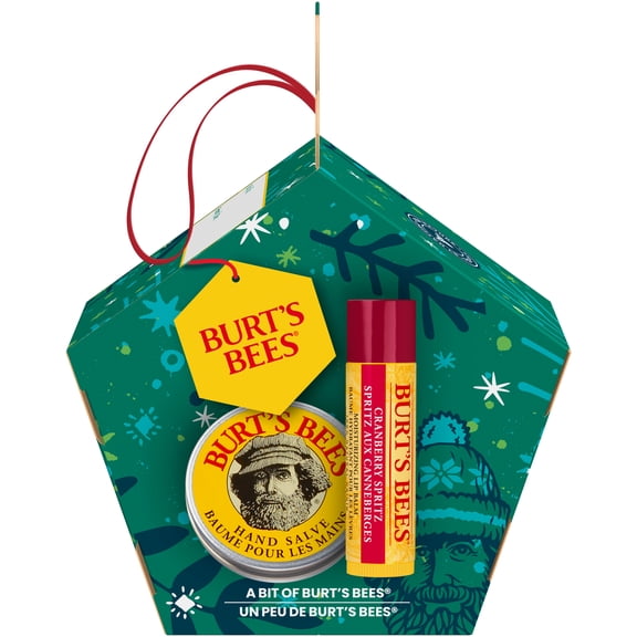 Burt's Bees Cranberry Spritz Lip Balm and Hand Salve Gift Set, Pack of 1
