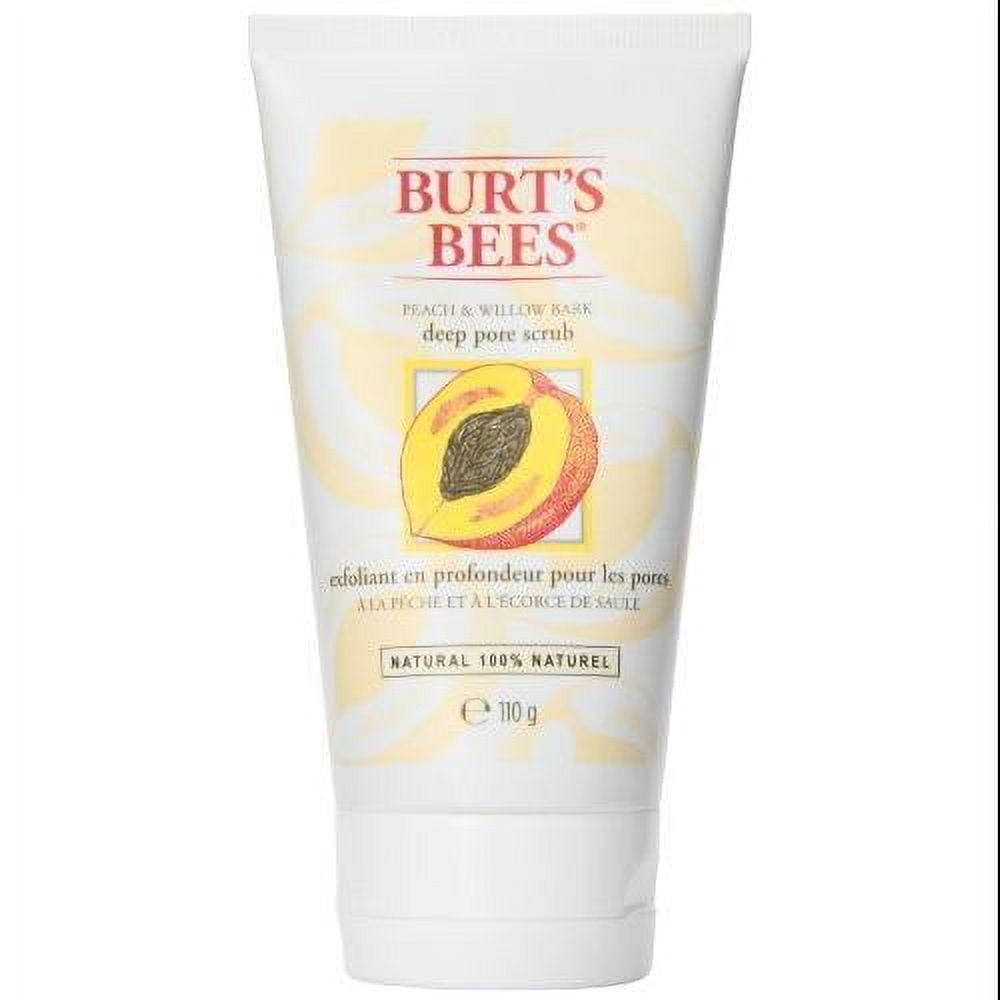 Burt's Bees Deep Pore Scrub Peach & Willowbark 4 oz.