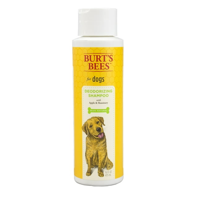 Burt's Bees Deodorizing Dog Shampoo with Apple and Rosemary, 16 oz