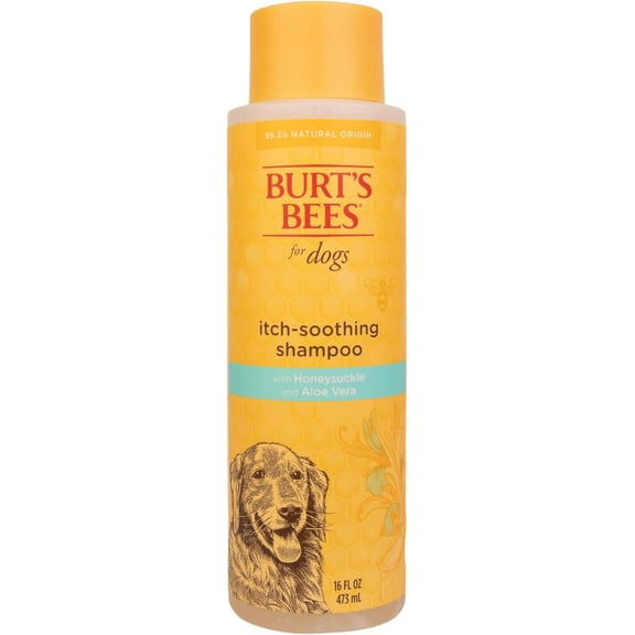 Burt’s Bees Dog Itch Soothing Shampoo, Honeysuckle Scent 16 Ounces