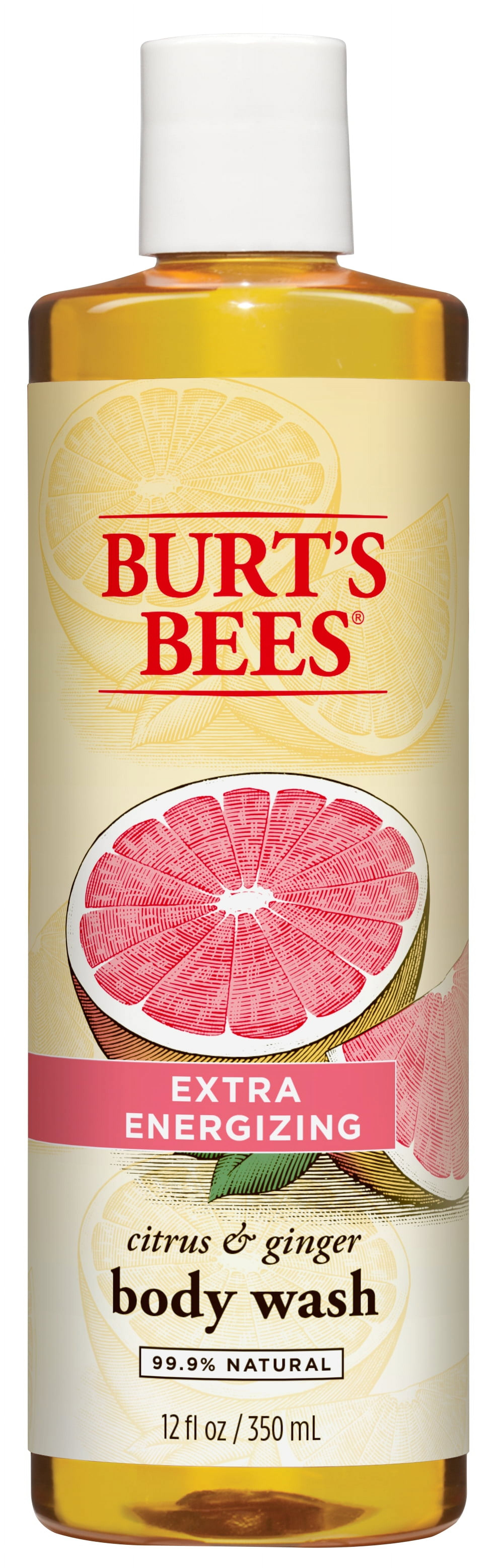 Burt's Bees Extra Energizing Citrus & Ginger Body Wash, Bath Care