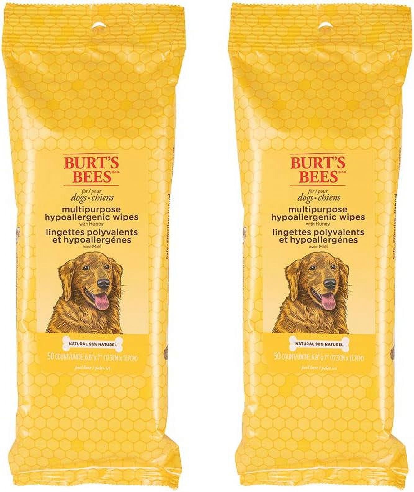 Burt's Bees For Dogs Multipurpose Grooming Wipes Puppy and Dog Wipes