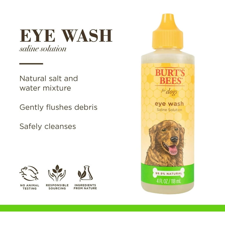 Burt’s Bees For Pet Care Eye Wash Solution for Dogs, 4 oz