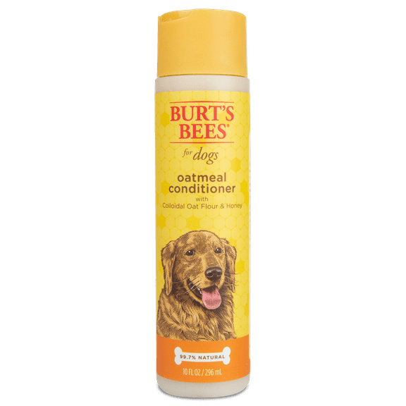 Burt's Bees For Pets Natural Oatmeal Conditioner Colloidal Oat Flour & Honey for Dogs 10 oz.