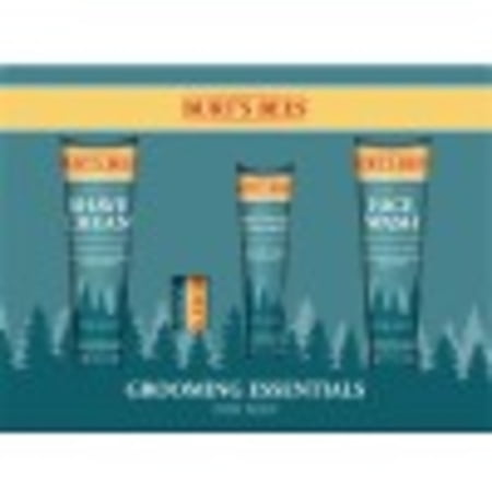Burt's Bees Grooming Essentials, Face Wash, Shave Cream, Moisturizer, After Shave & Lip Balm