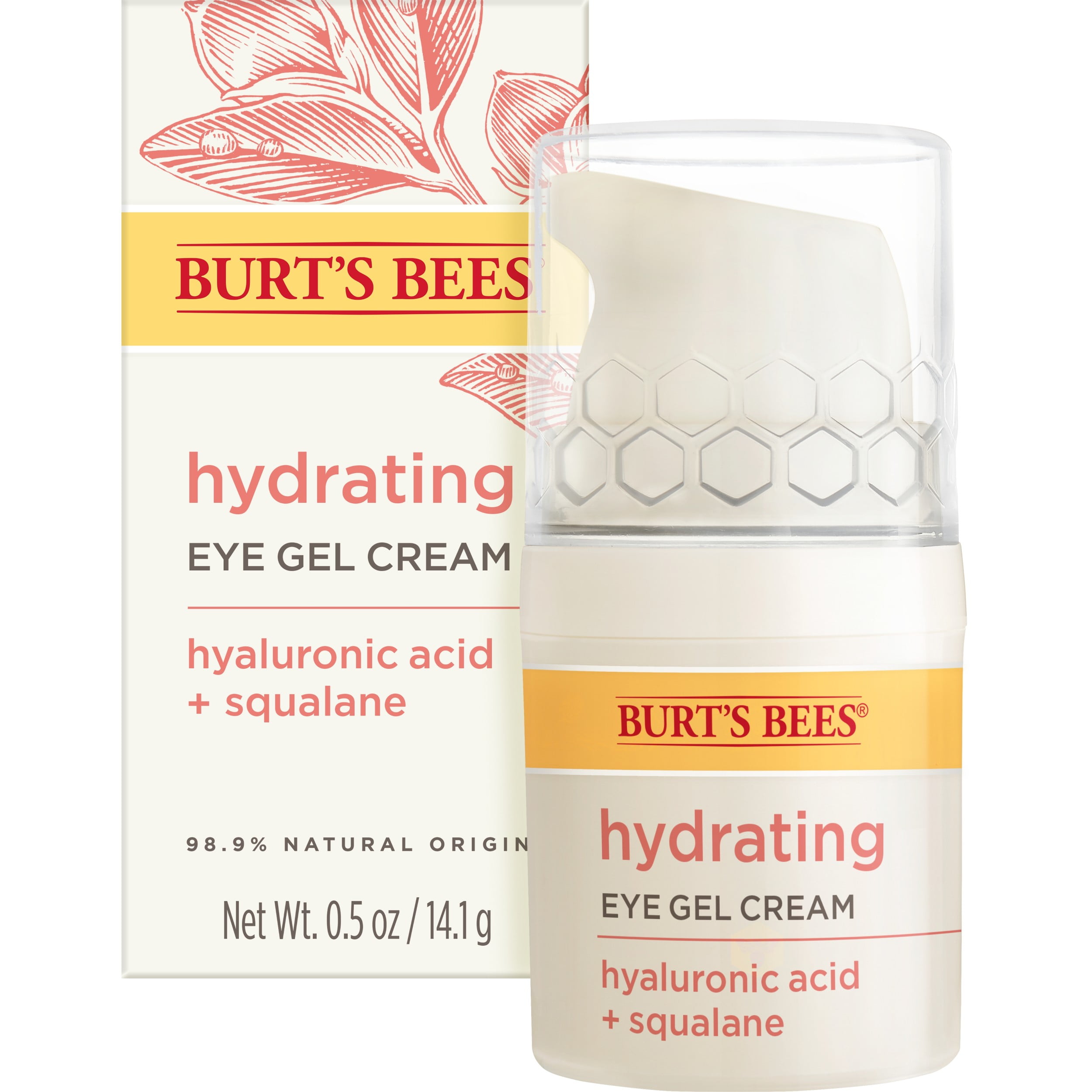 Burt's Bees Hydrating Eye Gel Cream, 98.9 Natural , 0.5 oz