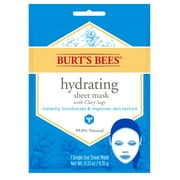 Burts Bees Hydrating Face Mask, Single Use Sheet Mask, 1 ct