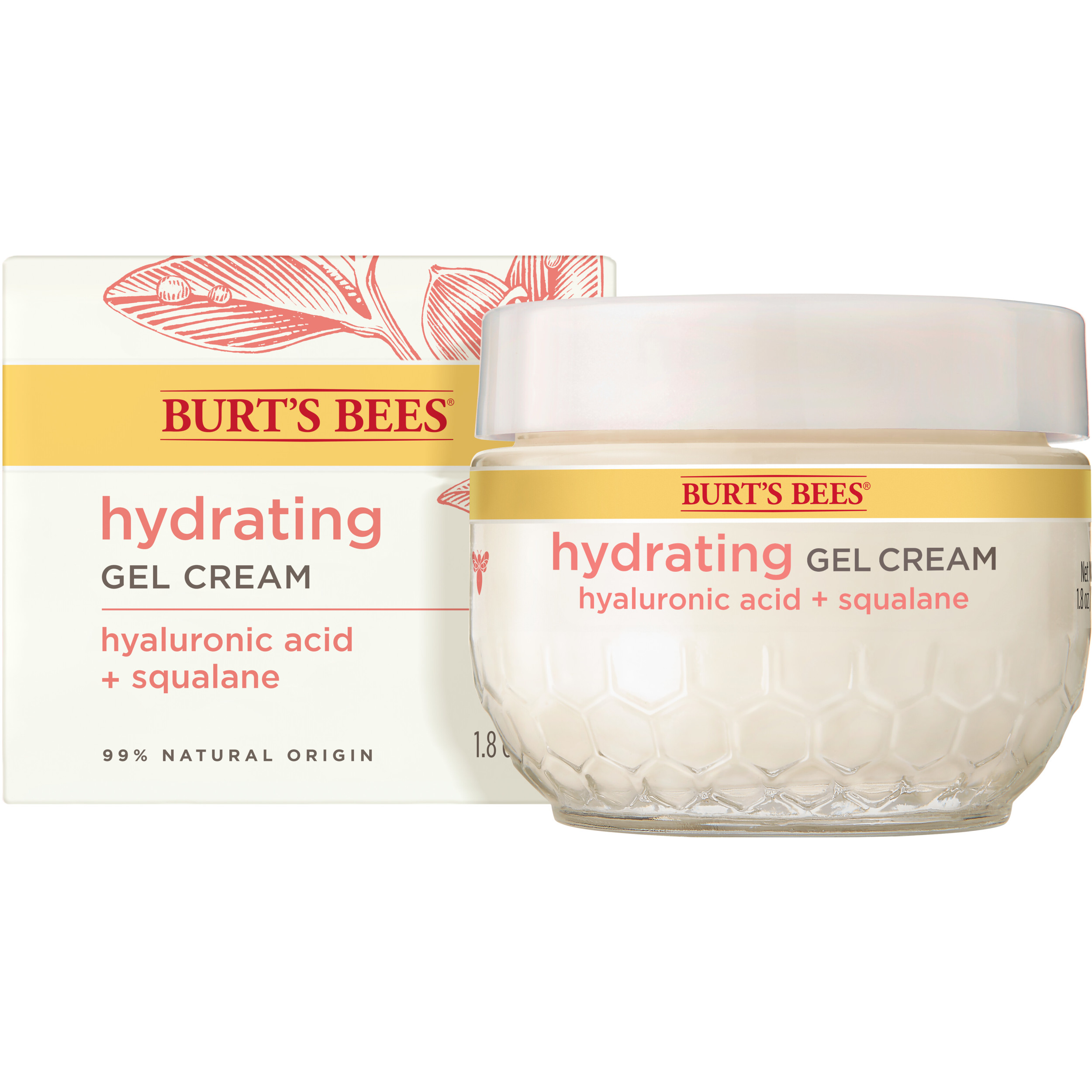 Burt's Bees Hydrating Gel Face Cream With Hyaluronic Acid And Squalane 