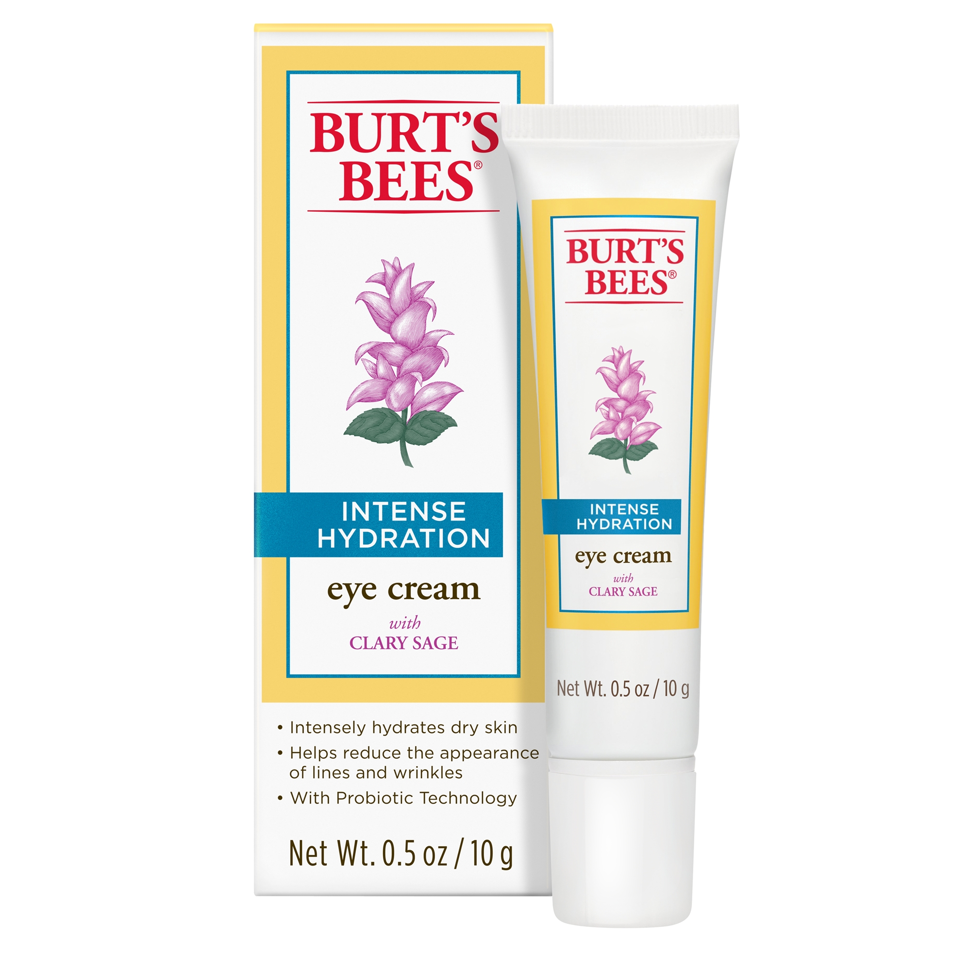 Burt's Bees Intense Hydration Eye Cream, Moisturizing Eye Treatment, 0.