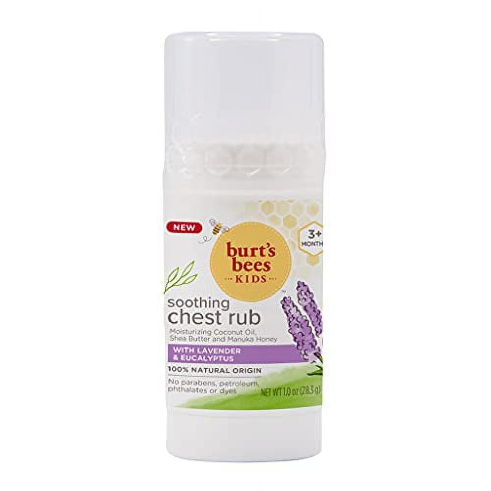 Burt's Bees Kids Chest Rub Stick, Coconut Oil, Shea Butter and Manuka