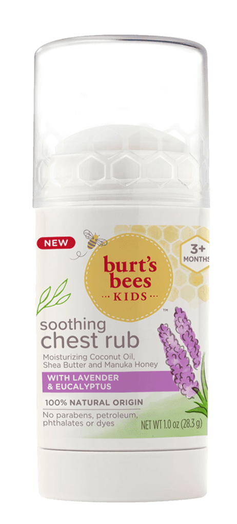 Burt's Bees Kids Chest Rub Stick with Coconut Oil, Shea Butter and Manuka Honey, 1.0 oz.