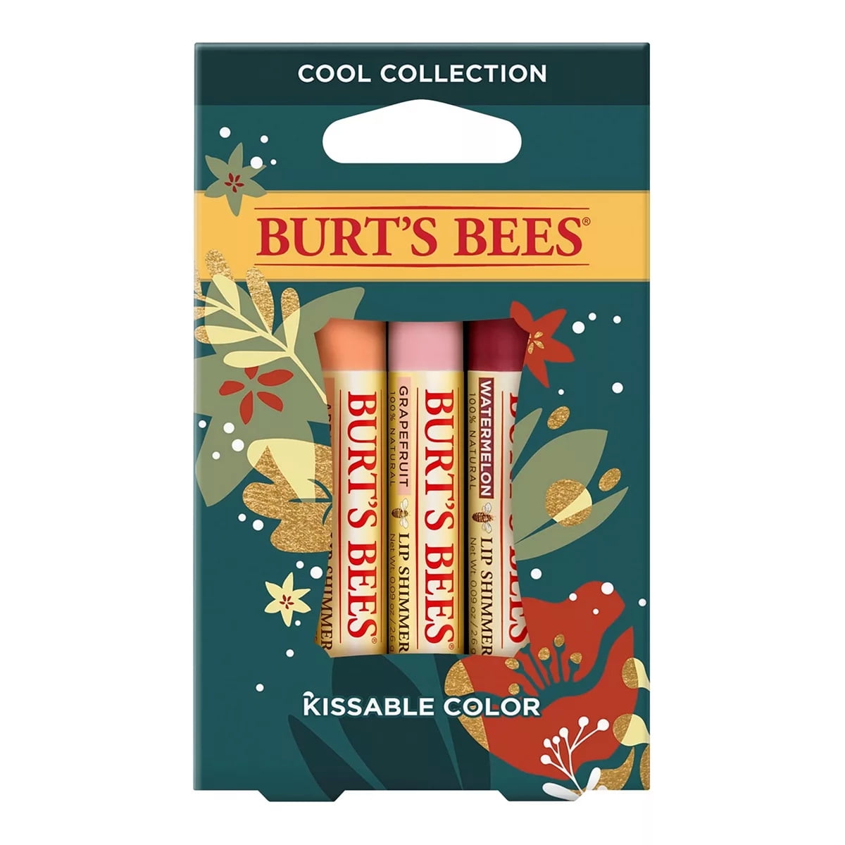 Burt's Bees Kissable Color Cool Collection Tinted Lip Balm Three cool