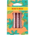 Burt's Bees Kissable Color Spring Gift Set, Petal Kisses, 3 Lip Shimmers in Peony, Fig and