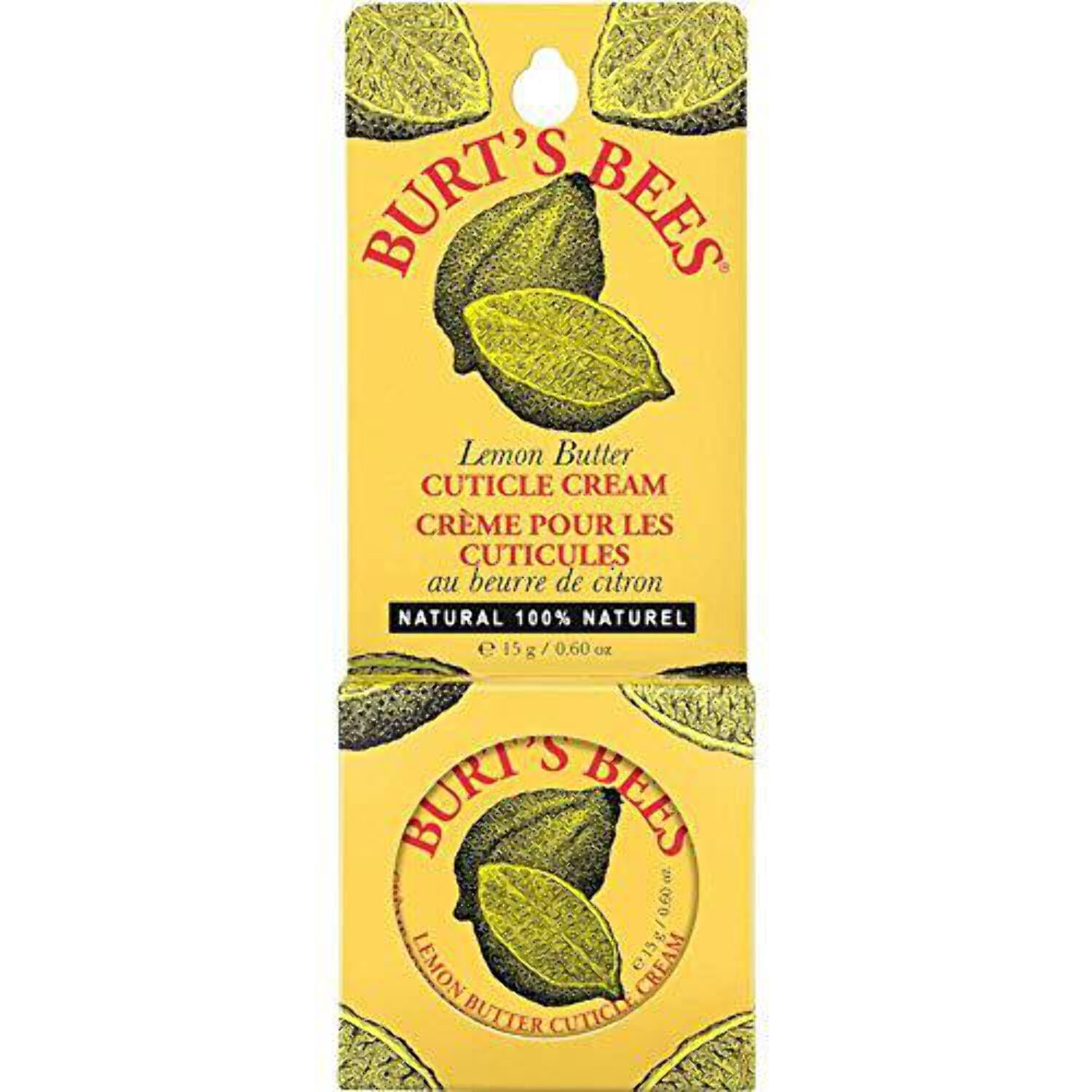 Burt's Bees Lemon Butter Cuticle Creme, 0.6-Ounce Tin (Pack of 3 ...