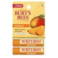thumbnail image 1 of Burt's Bees Lip Balm - Mango, Lip Moisturizer With Responsibly Sourced Beeswax, Tint-Free, Natural Origin Conditioning Treatment, 2 Tubes, 0.15 oz., 1 of 5