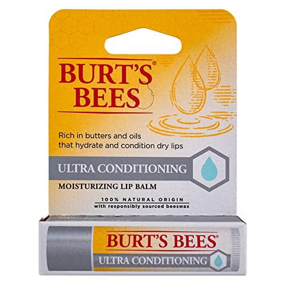 Burt's Bees Lip Balm, Ultra Conditioning with Kokum Butter, 0.15 oz