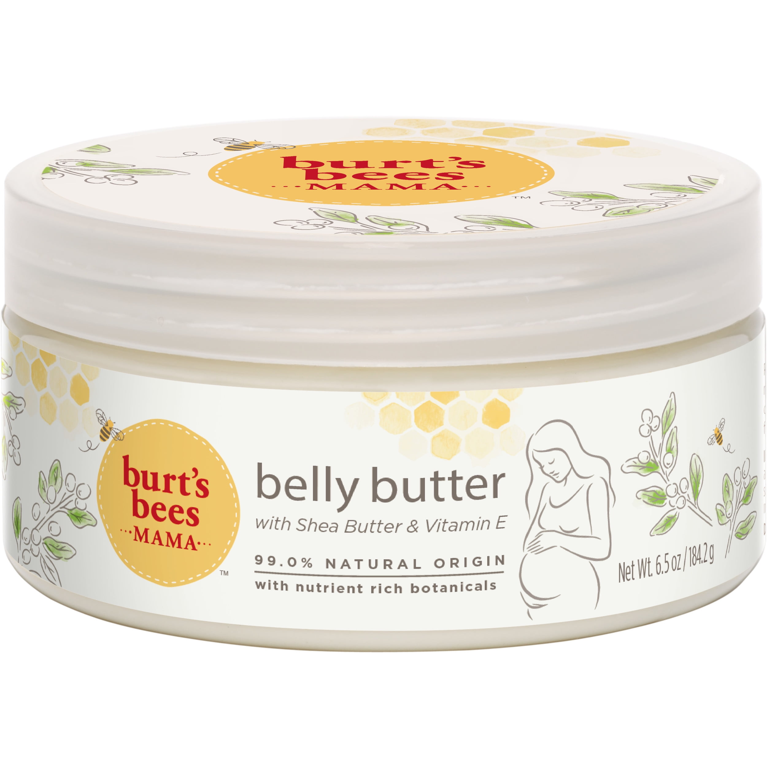 Burt's Bees Mama Belly Butter with Shea Butter and Vitamin E, 100