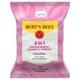 thumbnail image 1 of Burt's Bees Micellar Facial Towelettes With Rose Water, 30 ct. Package, 1 of 12