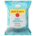 thumbnail image 1 of Burt's Bees Micellar Coconut and Lotus Facial Towelettes, 30 Count, 1 of 12