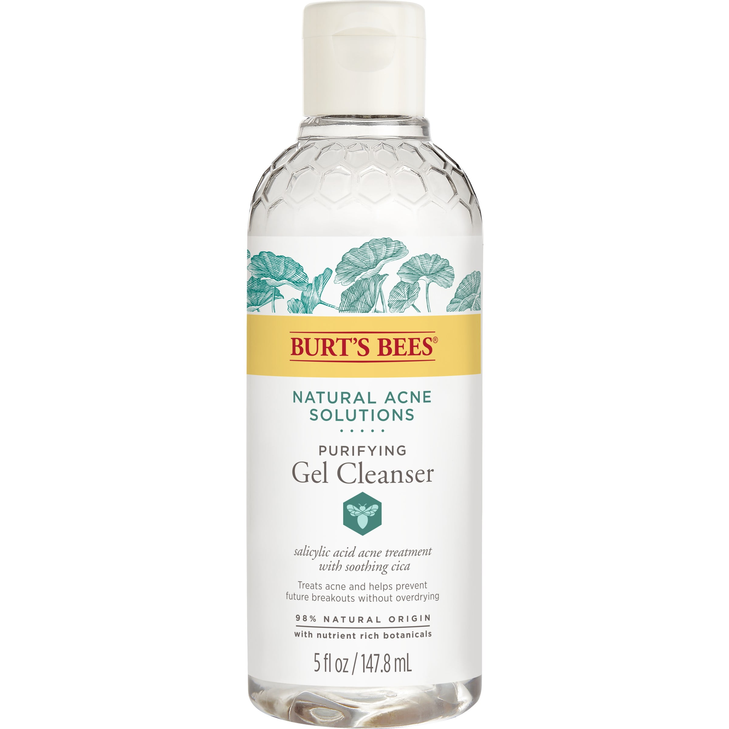 Burt's Bees Natural Acne Solutions Purifying Gel Facial Cleanser, 5 fl
