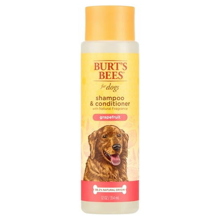 Burt's Bees Natural Pet Care Dog Shampoo & Conditioner, Grapefruit Scent