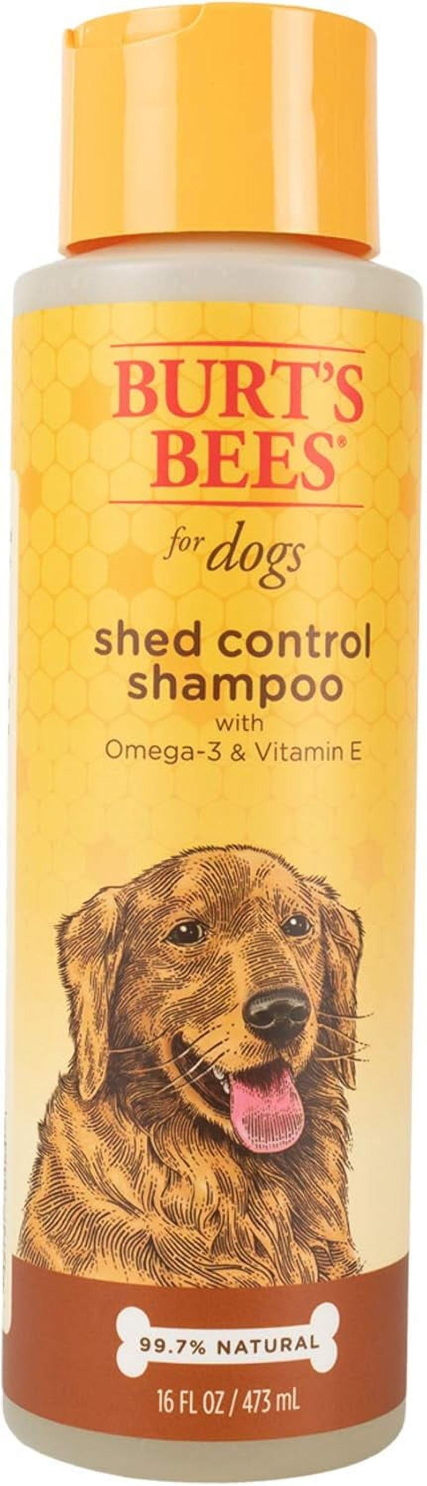 Burt's Bees Shed Control Dog Shampoo + Omega-3 & Vitamin E, 16 oz.