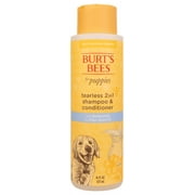 Burt's Bees Natural Pet Care Tearless 2 -1 Dog Puppy Shampoo Conditioner Buttermilk and Linseed Oil