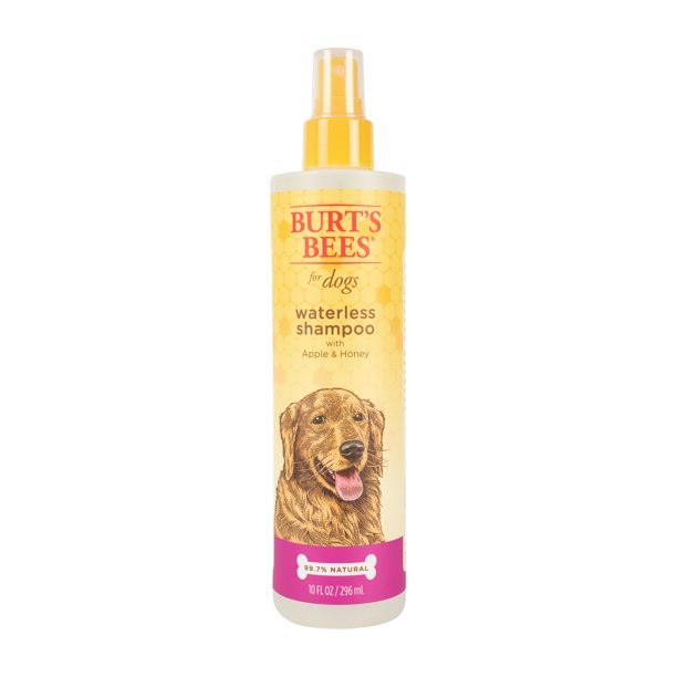 Burt's Bees Natural Pet Care Waterless Dog Shampoo Spray with Apple and