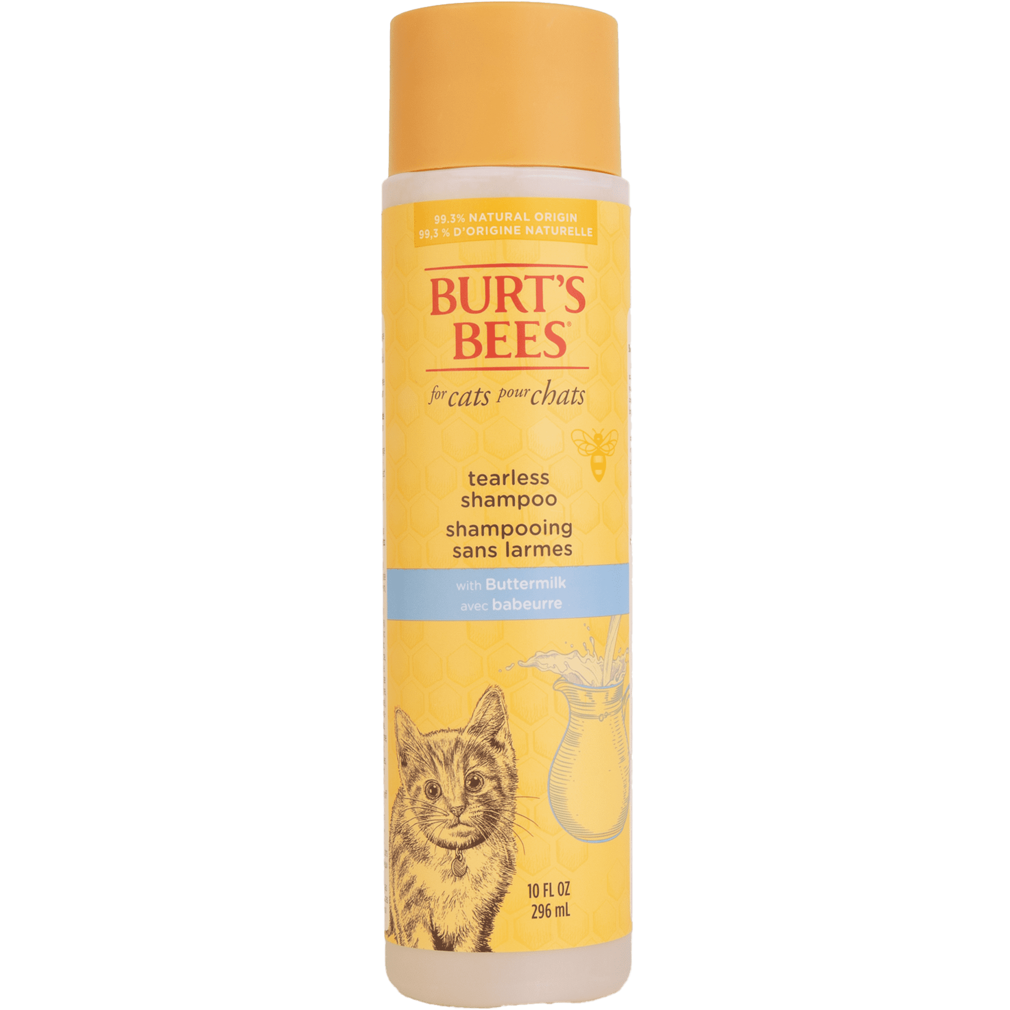Burt's Bees Natural Tearless Shampoo with Buttermilk for Kittens, 10 oz