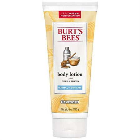 Burt's Bees Naturally Nourishing Milk & Honey Body Lotion 6 oz (Pack of 3)
