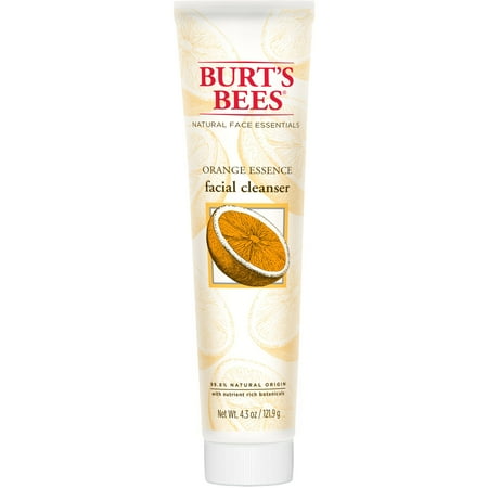 Burt's Bees Orange Essence Facial Cleanser, Sulfate-Free Face Wash, 4.3 Oz