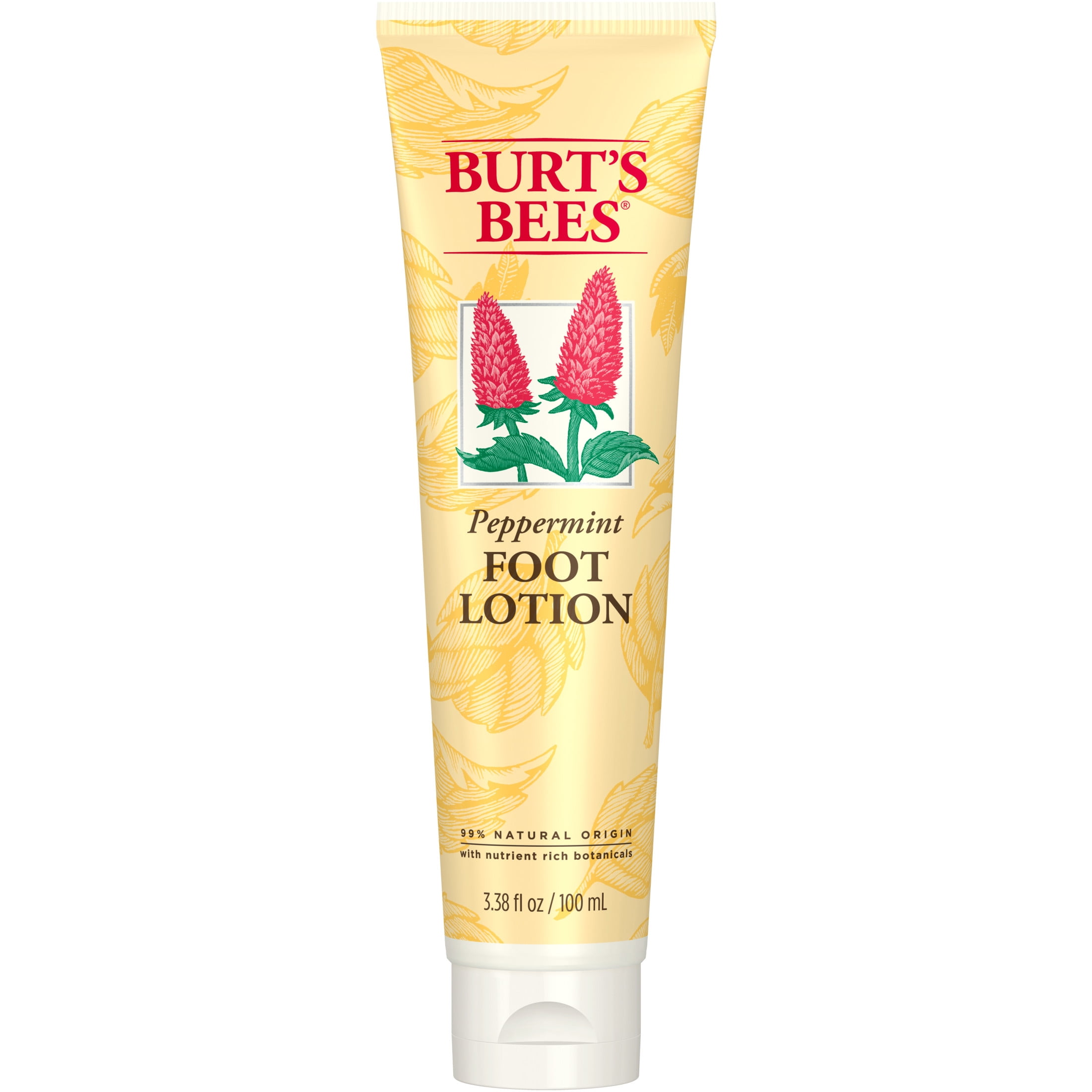 Burt's Bees Peppermint Foot Lotion, 3.38 Ounce Tube