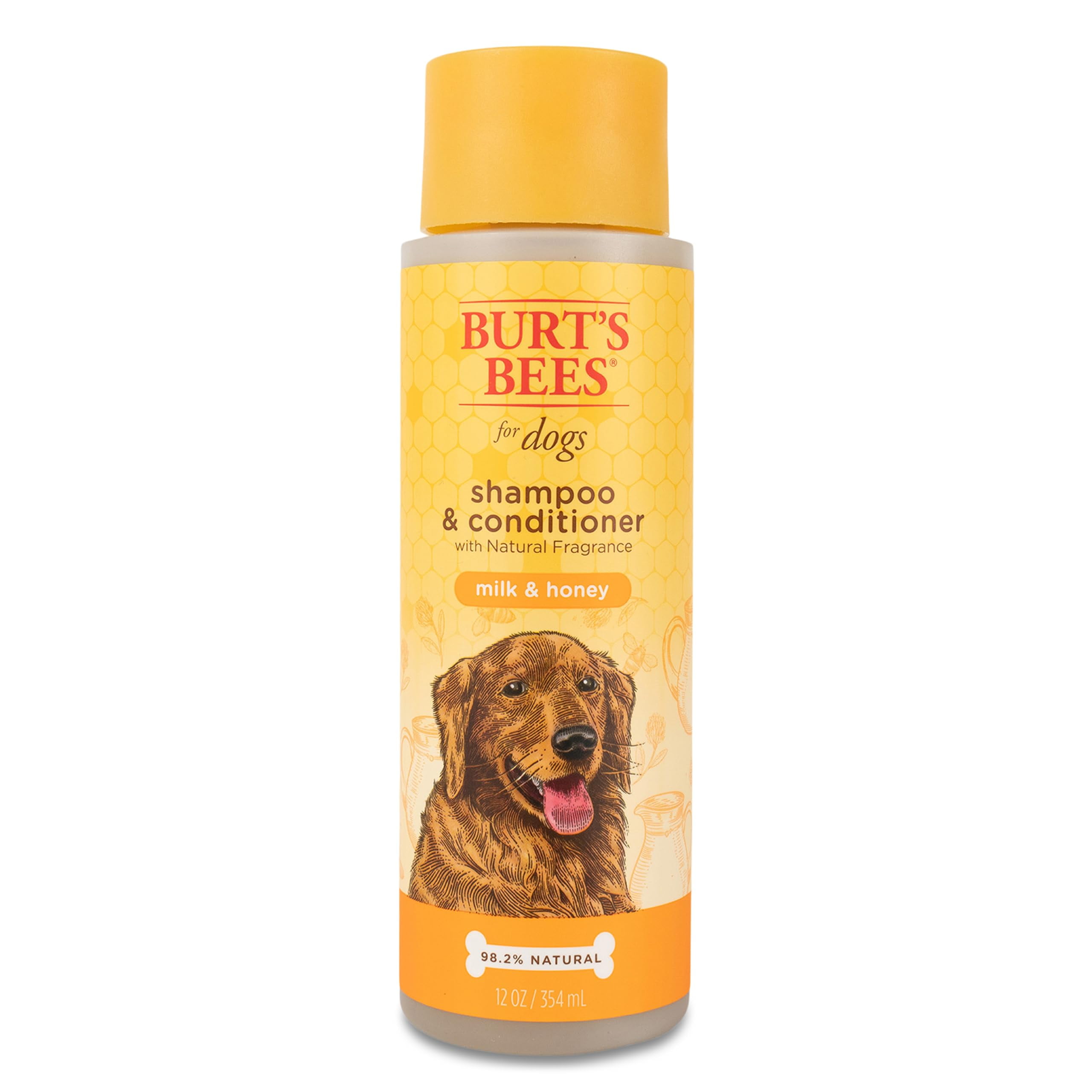 Burt's Bees for Pets DHF10 Milk and Honey Shampoo and Conditioner for