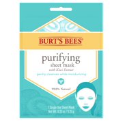 Burt's Bees Purifying -Face Mask, Single Use Sheet Mask , 1 Count