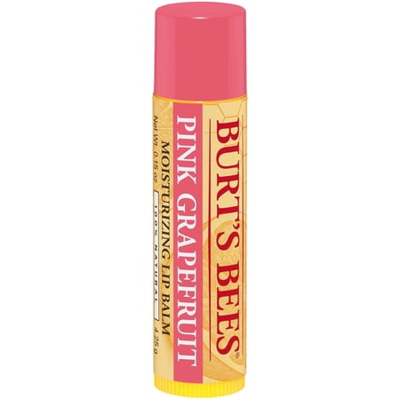 Burt's Bees Refreshing Lip Balm, Pink Grapefruit, 0.15 Oz.